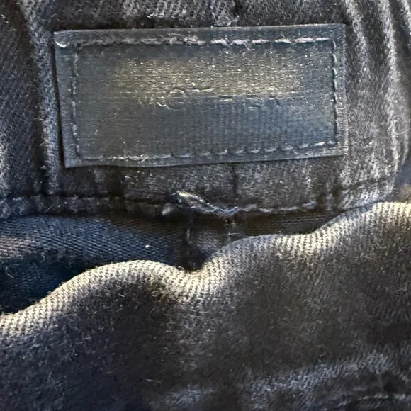 MOTHER Black Elastic Waist Pull On Flare Jeans - Picture 5 of 6